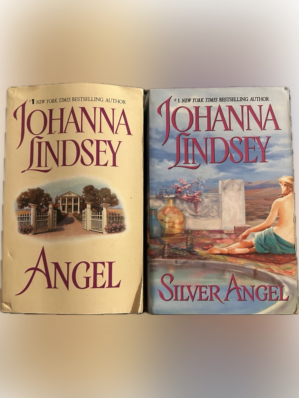 Johanna Lindsey Angel and Silver Angel Romance Novels